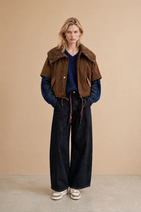 Jacinta | Chaqueta patchwork camel