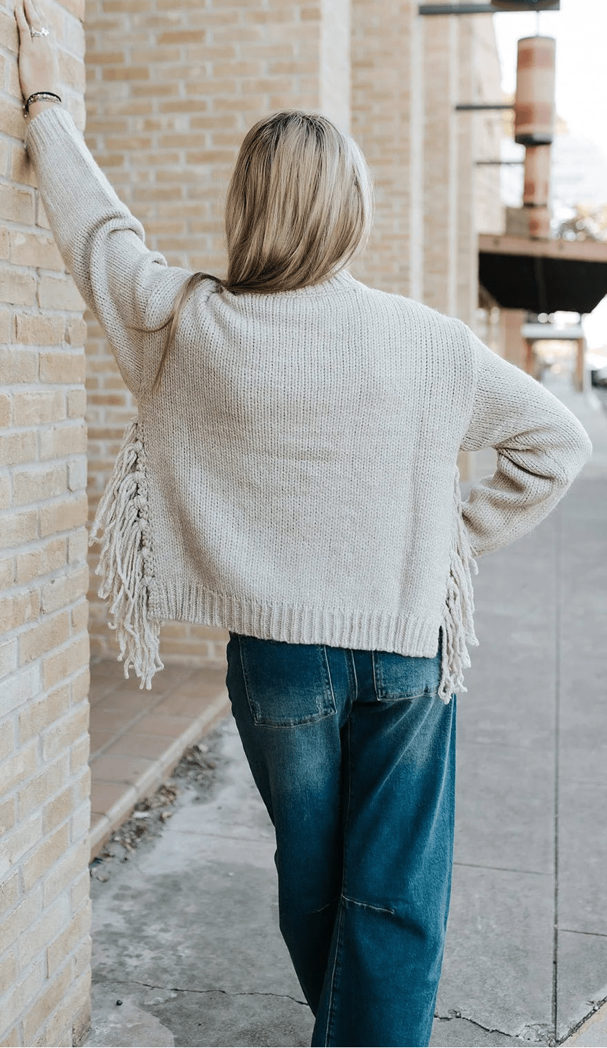 Kelly | Jersey con flecos