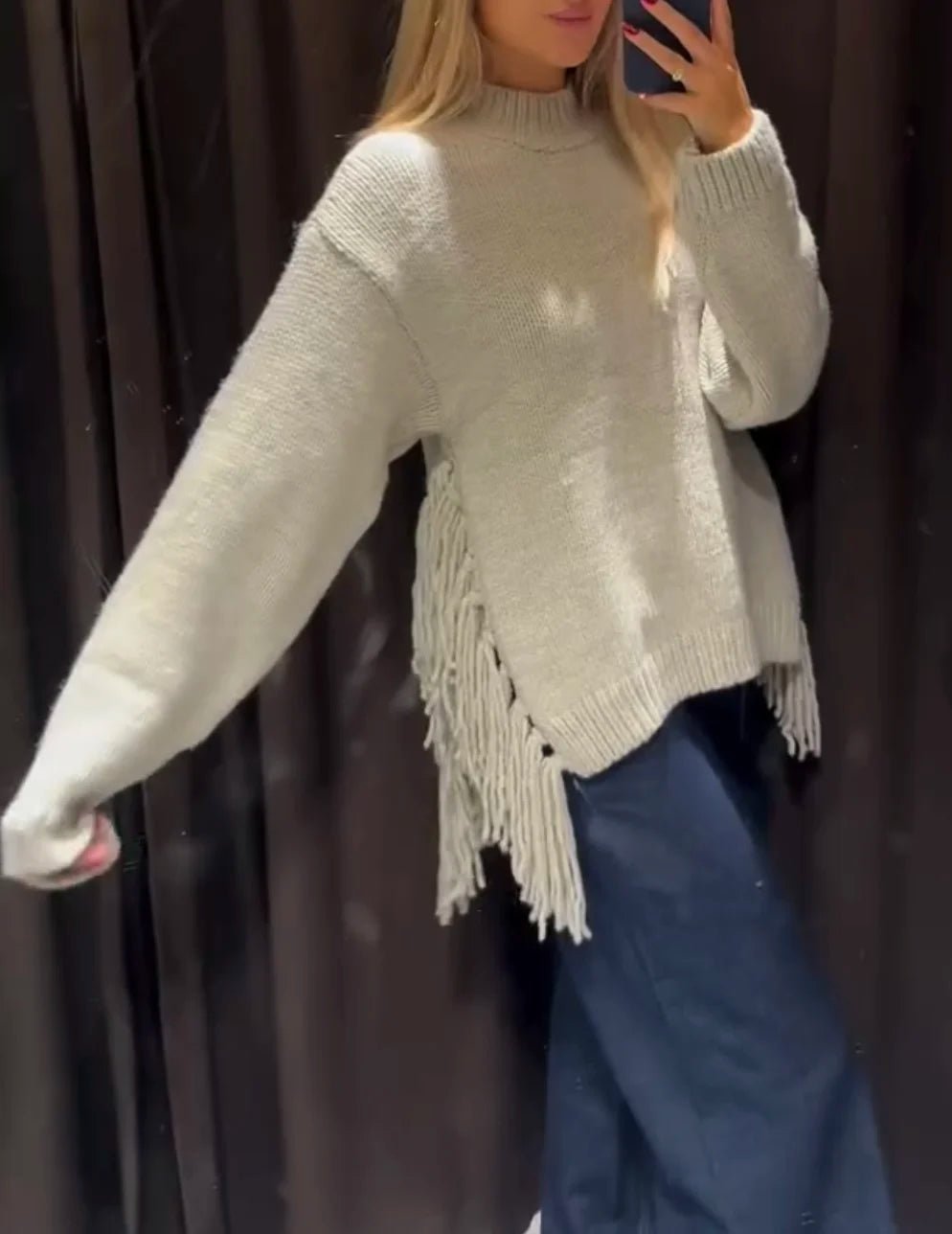 Kelly | Jersey con flecos